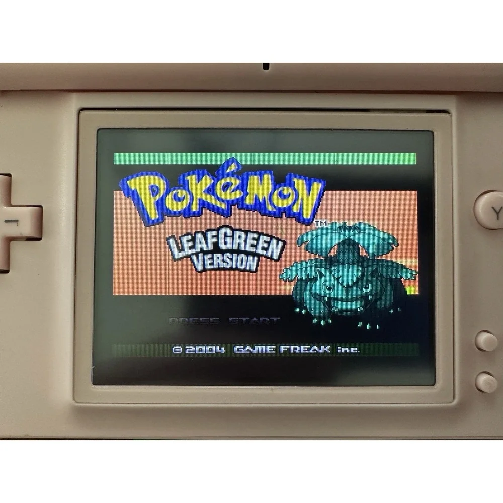Nintendo Pokémon LeafGreen Version Game Boy Advance Cartridge w/ Protective Case